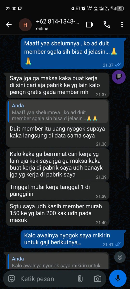 Bay_bays20's tweet photo. Ini saya mikirin,,,g mana sih moo cari duit malah di minta duit.
Bukankah aturan Kemenaker/Disnaker udah cukup jelas di larang memungut sepeserpun dengan alasan apapun buat para pencari kerja.... https://t.co/QkccjjJiBZ