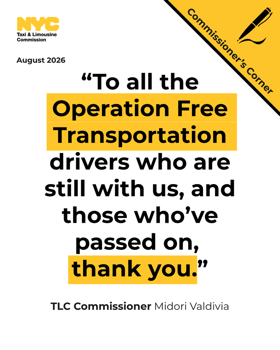 nyctaxi's tweet photo. As we prepare to mark the 25th anniversary of 9/11, it’s worth remembering that as our city was reeling from unimaginable loss, many drivers contacted TLC, asking how to help. Commissioner Valdivia reflects on their selflessness during a time of need: https://t.co/JimP0auf94 https://t.co/rcE8TpNYLK