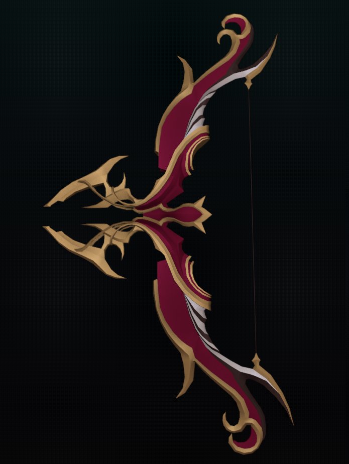 DefNotYolo's tweet photo. Some "Royal" Bow WIP
Discord -> https://t.co/aM2kU8gySV 
#roblox #RobloxDev #gamedev #b3d https://t.co/XBz9DJtHw1