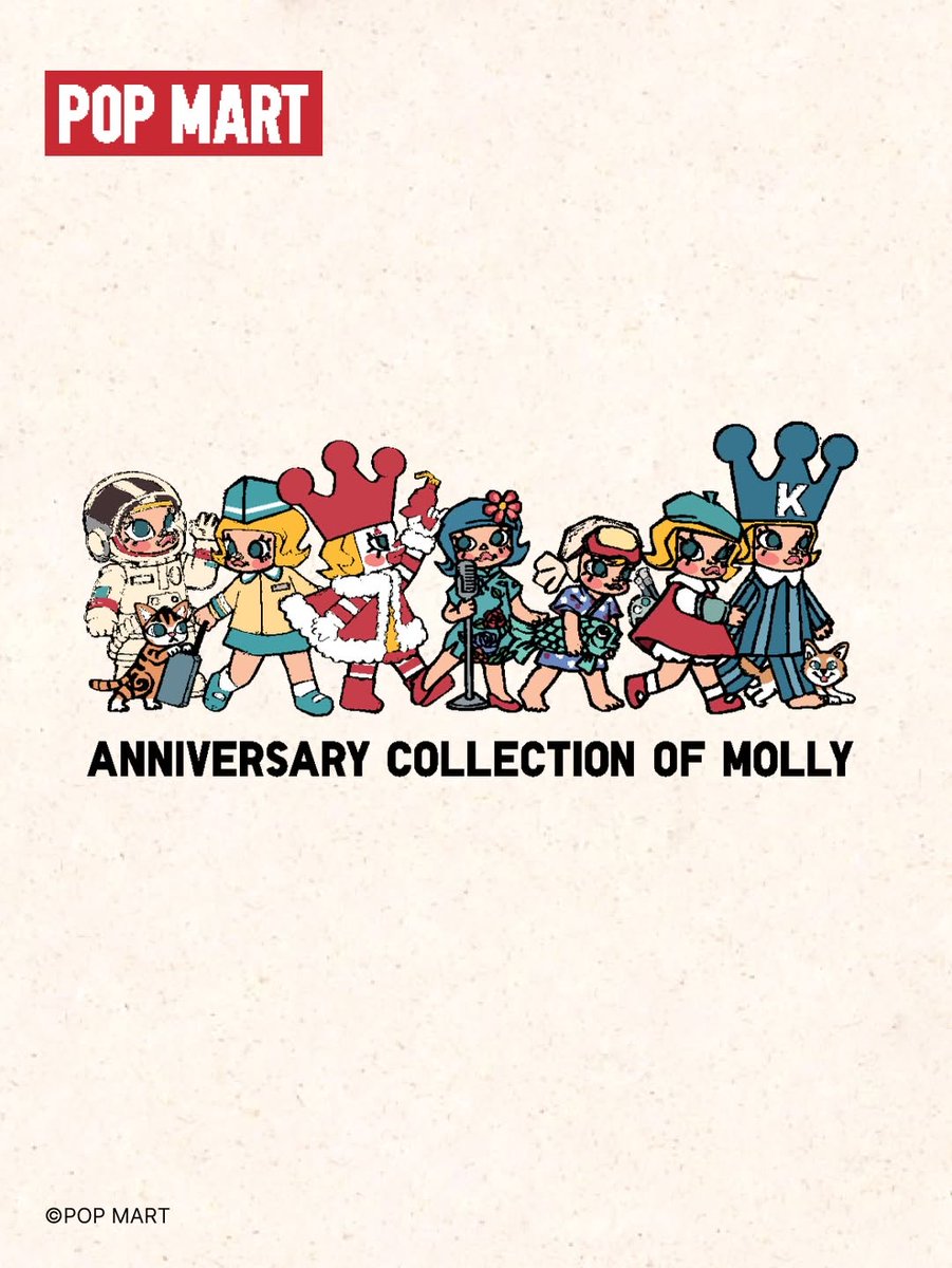 FayHoneckrg's tweet photo. ⠀

세련된 아트 스타일로 MOLLY를 표현한
POP MART UT가 오늘 출시되었습니다!👑
⠀
친구에게 POP MART UT 출시 소식을 알려주시는 분들 중
30분께 팝마트의 ‘베이비 몰리 주��니 속 친구들 시리즈 인형 키링’,
20분께 유니클로 모바일 금액권 3만원권을 드립니다💗 https://t.co/0m8O3tXDQO