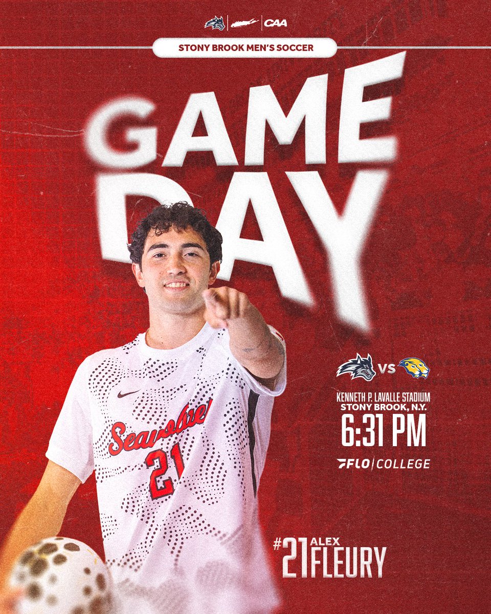 StonyBrookMSOC's tweet photo. Home opener under the lights👊 

🆚 #13 Hofstra
⏰ 6:31 p.m.
📍 LaValle Stadium
📊 https://t.co/P3hAKuFVP6
📺 https://t.co/AaSW4L9exZ

🌊🐺 x #CAASoccer https://t.co/e6z7Lyrl2e
