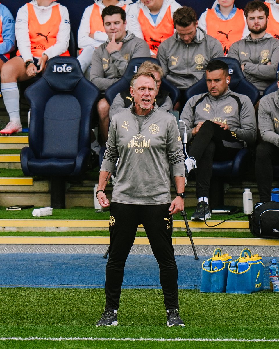 ManCityWomen's tweet photo. "Our attacking play was so fluid. We create chances in so many different ways, we have so many characters and different types of players."

Read Andrée's assessment of our final pre-season game against Manchester United 🗣️ https://t.co/HWGgksSQpc https://t.co/Xr8vZrLAoX
