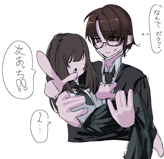 o8igbr's tweet photo. ロリになったuserと相沢さん(鍵垢より再掲)
⚠️髪ありuser https://t.co/8B15kSkPFU