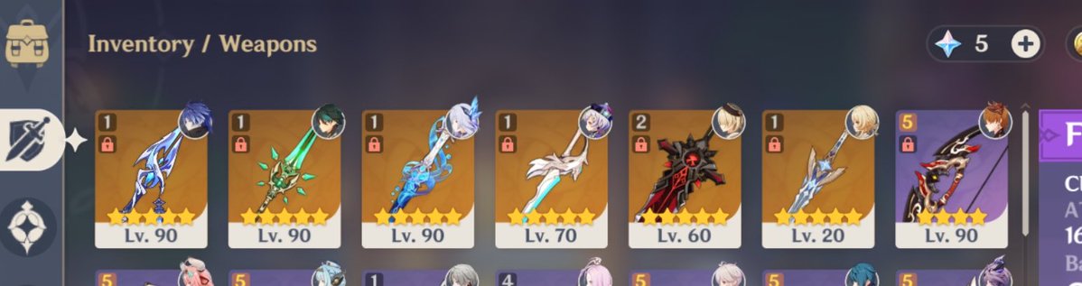 finaleofthedeep's tweet photo. is it obvious i never pull for weapons (ifnore splendour) https://t.co/gjmhXm6Kte