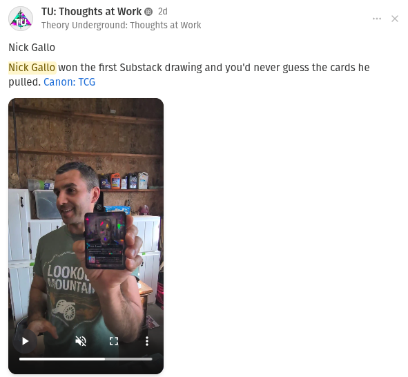 NickMGallo's tweet photo. I won! Sign up to the Kickstarter for a chance to win. They are trying to get 600 subscribers for the launch: https://t.co/oXY6KjioAn https://t.co/3vevKyFdlX