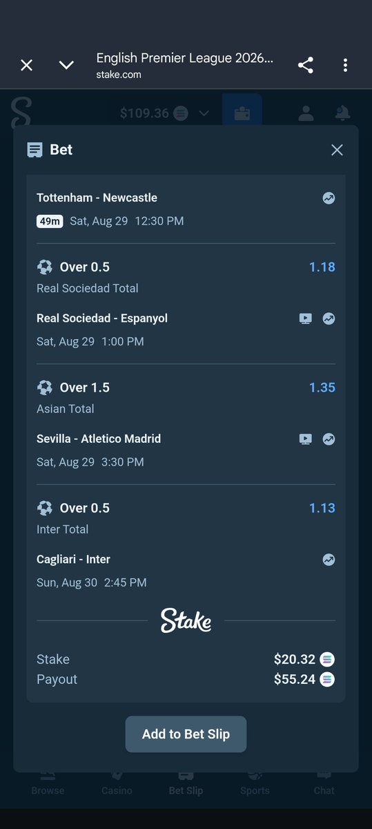 robio_trt's tweet photo. https://t.co/yhBnjAbIPQ
5 games 2.71 odds, 1 in ✅ 4 more until boom
#stake #Gambling𝕏 https://t.co/WaTc8GEfTW