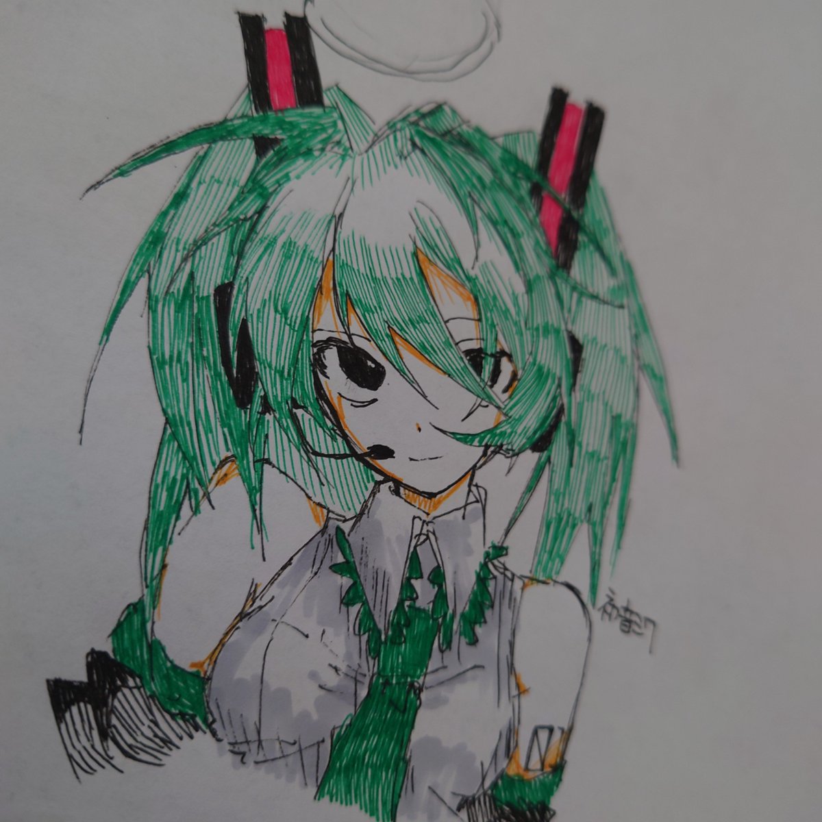 RYU1044003's tweet photo. これはミク https://t.co/x6jQnl1fP4