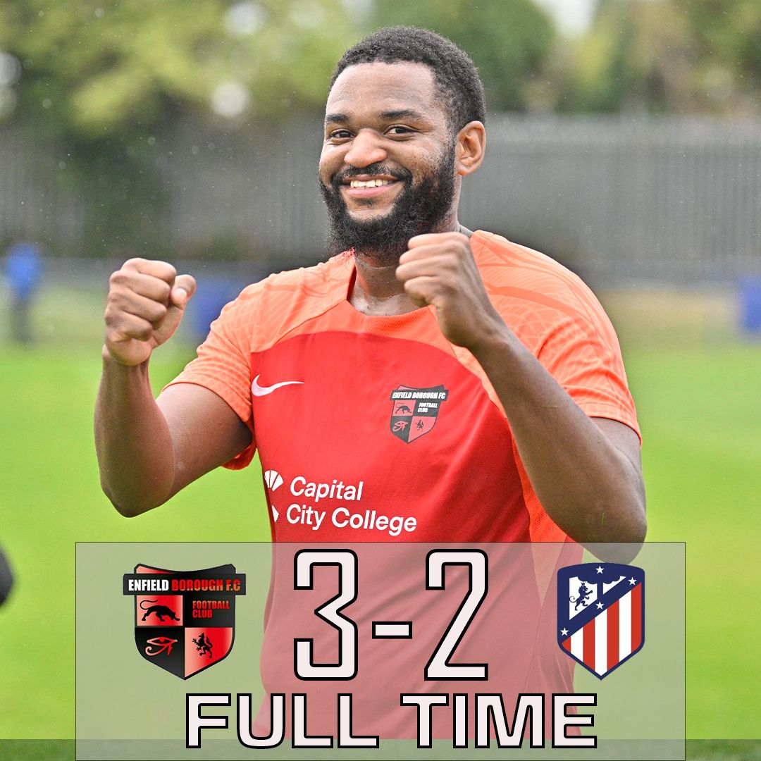 SniperPose's tweet photo. Thurlow Nunn Div One South
@EnfieldBoroFC v Athletic Newham
Its all over, Boro secure the points!
#matchday #photoupdates #football #sniperpose https://t.co/OlMZR0vjWz