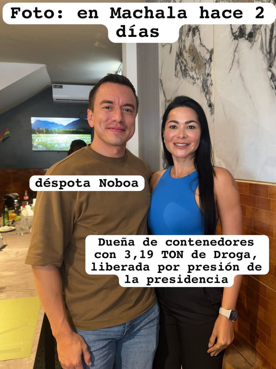 TomCooperNico21's tweet photo. @DanielNoboaOk @MashiRafael Mira facho vicioso, por estas denuncias que te hiciera el ex ministro @ppsesa hoy hace como tuya la deportación migratoria de José Serrano. 
Crees que con tus mentiras llegarás a “ganar” algún GADs, eres un tipejo despreciable #Narconoboa 
#NosGobiernanDelincuentes 🚨 https://t.co/8J4AG2SW3g