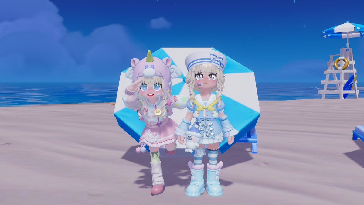Maple_heartpia's tweet photo. お互い着せ替え！我ながら可愛くできたのでは？

最後はおふざけで笑 https://t.co/im5xFgk369