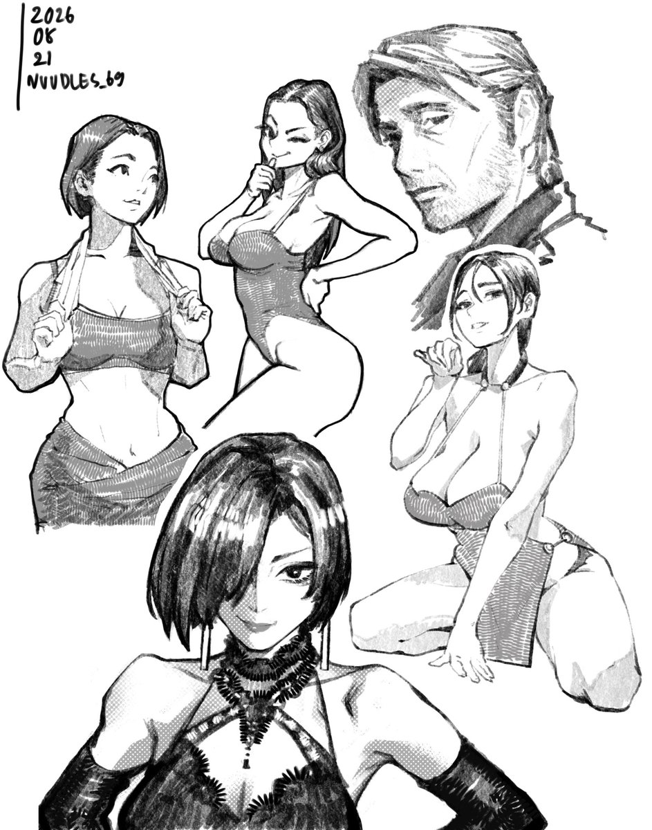 nuudles_69's tweet photo. Daily sketch dump ✍️✨
Which one is your fave

#animeart #animestyle #drawing #procreateart #sketch #mangaart #sketchbook https://t.co/jqPxyEYTdj