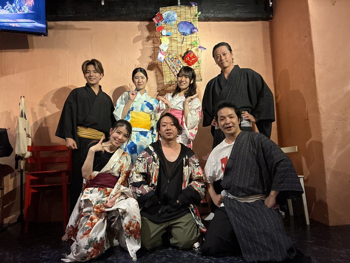 barbow2023's tweet photo. 役者BAR BOW『夏祭り』イベント、２日間ありがとうございました！

連日いらしてくださった方や、浴衣でいらしてくださったり、差し入れちょうだいしたり、ありがとうございます！
共に楽しく過ごさせていただきました！

次回イベントは10月予定！
お楽しみに～！

#役者BARBOW https://t.co/N3yXWnr2GN