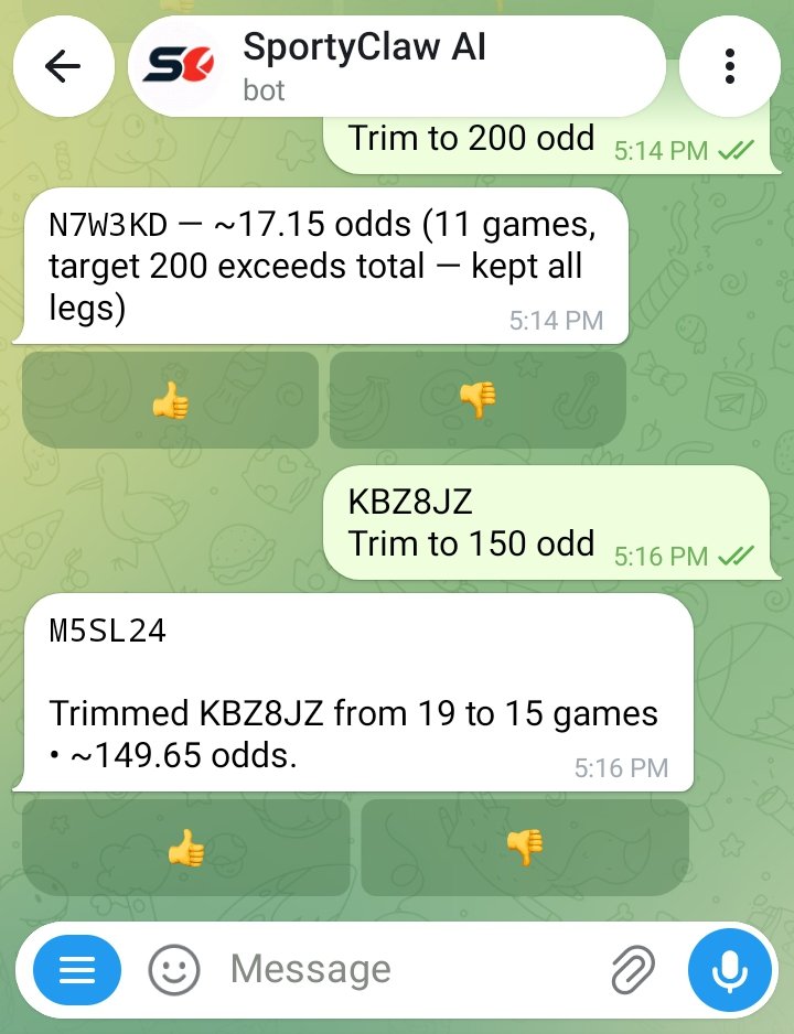 harri_xc's tweet photo. @guchinonolan Main Game - KBZ8JZ

Sure Odd - M5SL24

ODDS - 150

Green luck!! https://t.co/iXx1H2Wjoy