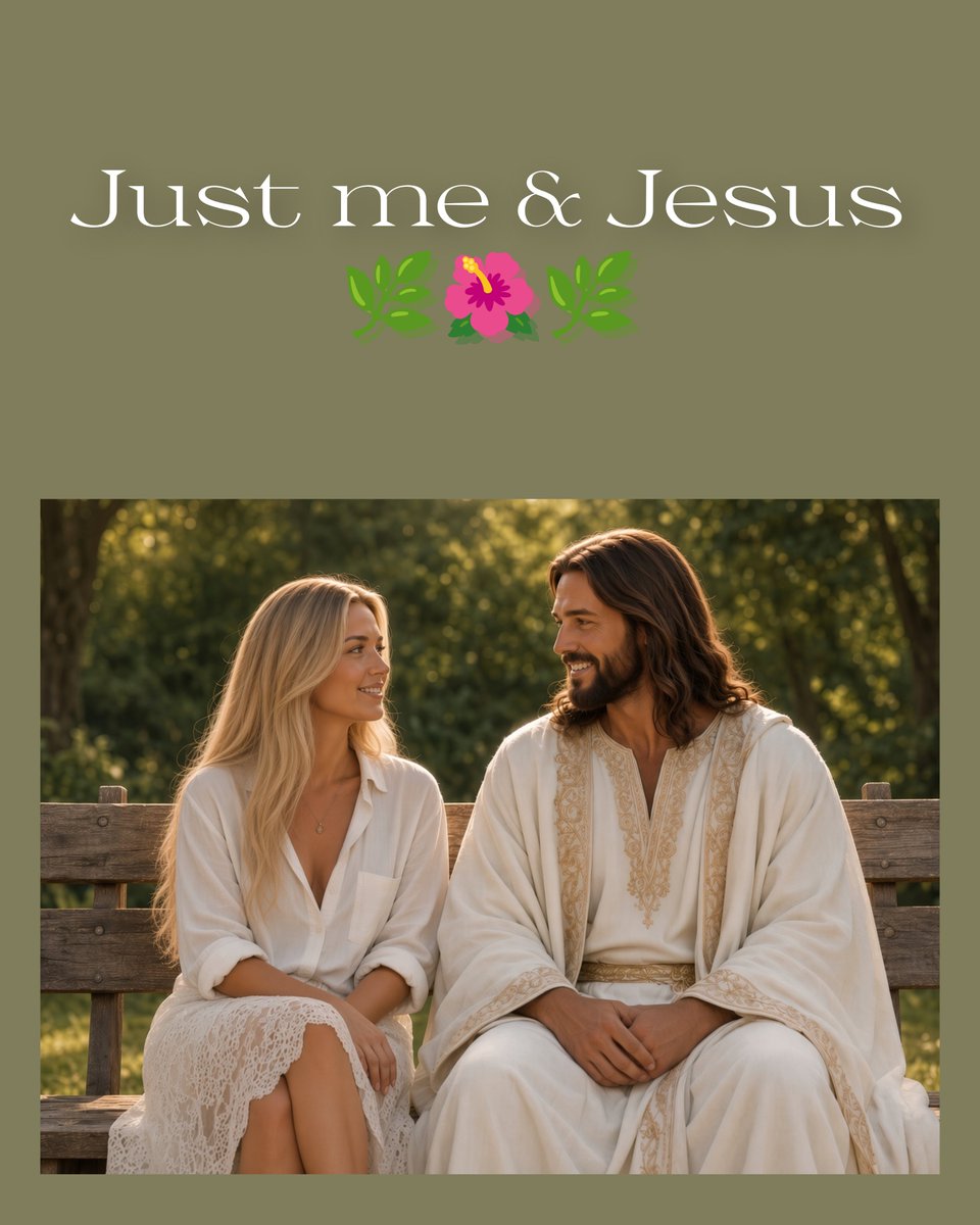 TexasRain16's tweet photo. @mymomcare Good morning 😚🌿🌸🌿🌺
I would chose Jesus 
to be my morning companion on the bench ...I brought 
 him flowers
 but I can't share what that's about because, well
 it's between us ....😁 https://t.co/sQX0datkKD