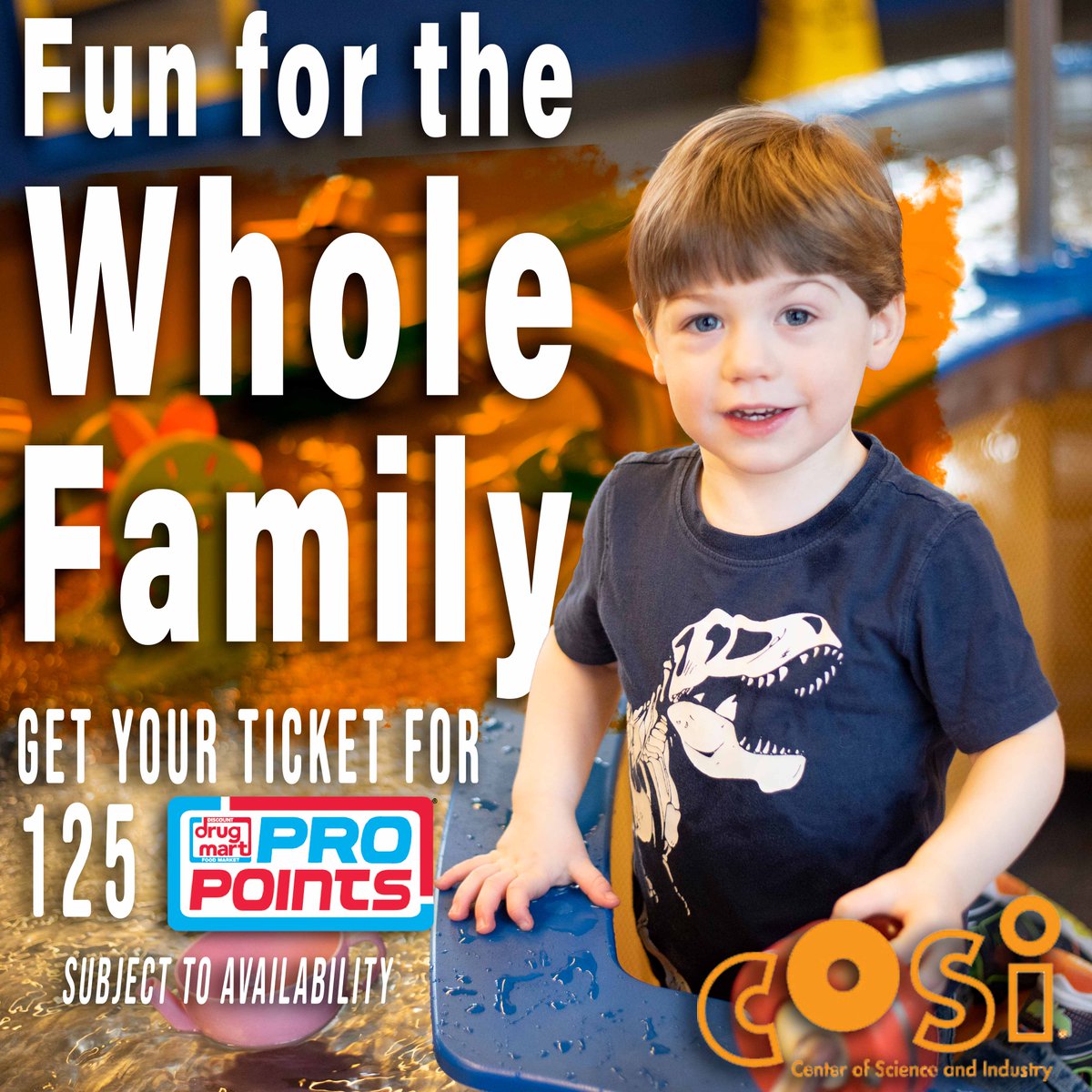 Drug_Mart's tweet photo. Discover science together!

Family adventures await at COSI! Redeem your 125 Pro Points for an experience packed with fun and learning 🌟. Don’t miss out—tickets are limited! https://t.co/A16FzPuMcb 

#COSIAdventure #FamilyFun #ProPoints https://t.co/hKauNcp9xb