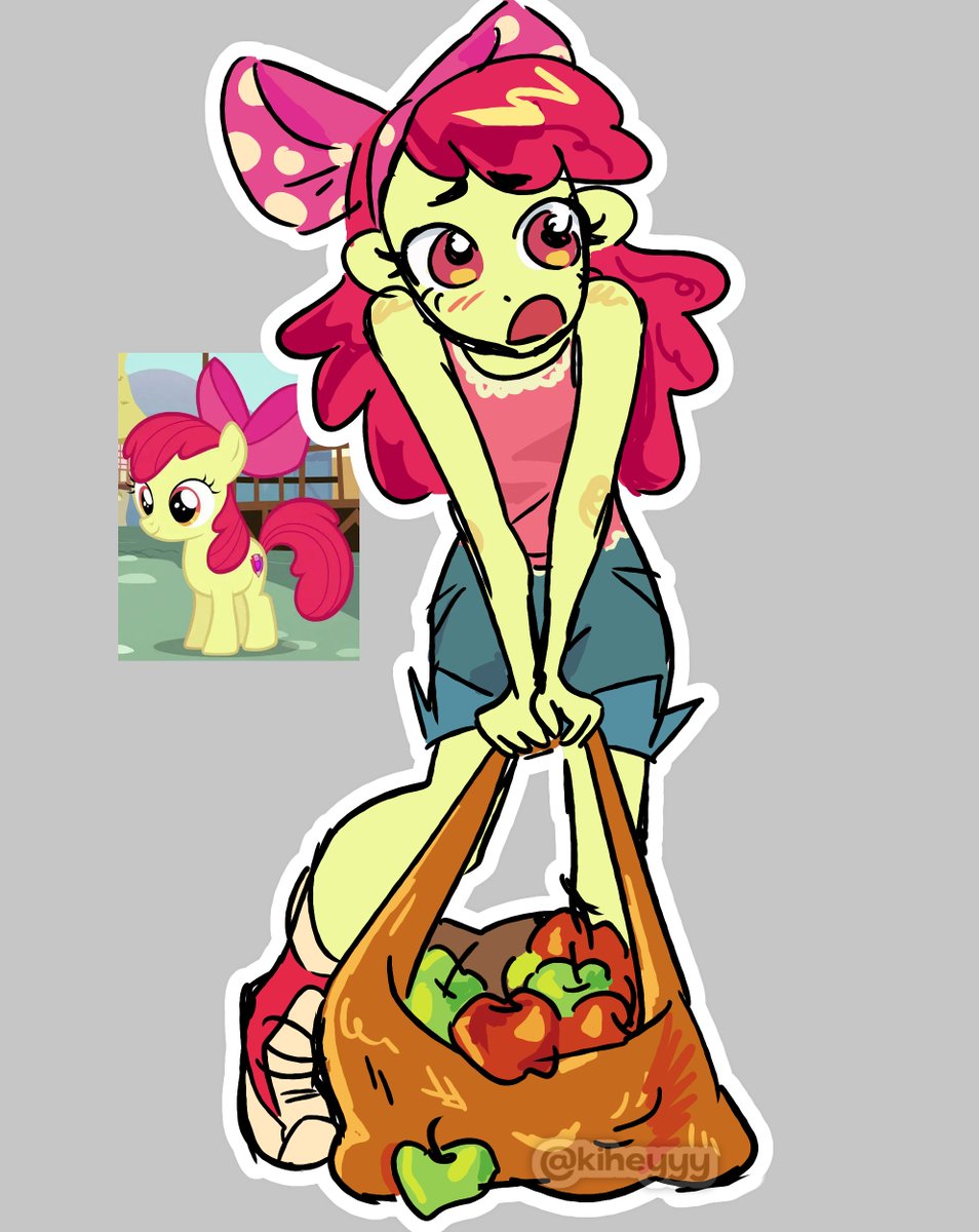 kiheyyy's tweet photo. three apples tall
#mlp #applebloom https://t.co/33Va8gfOAI