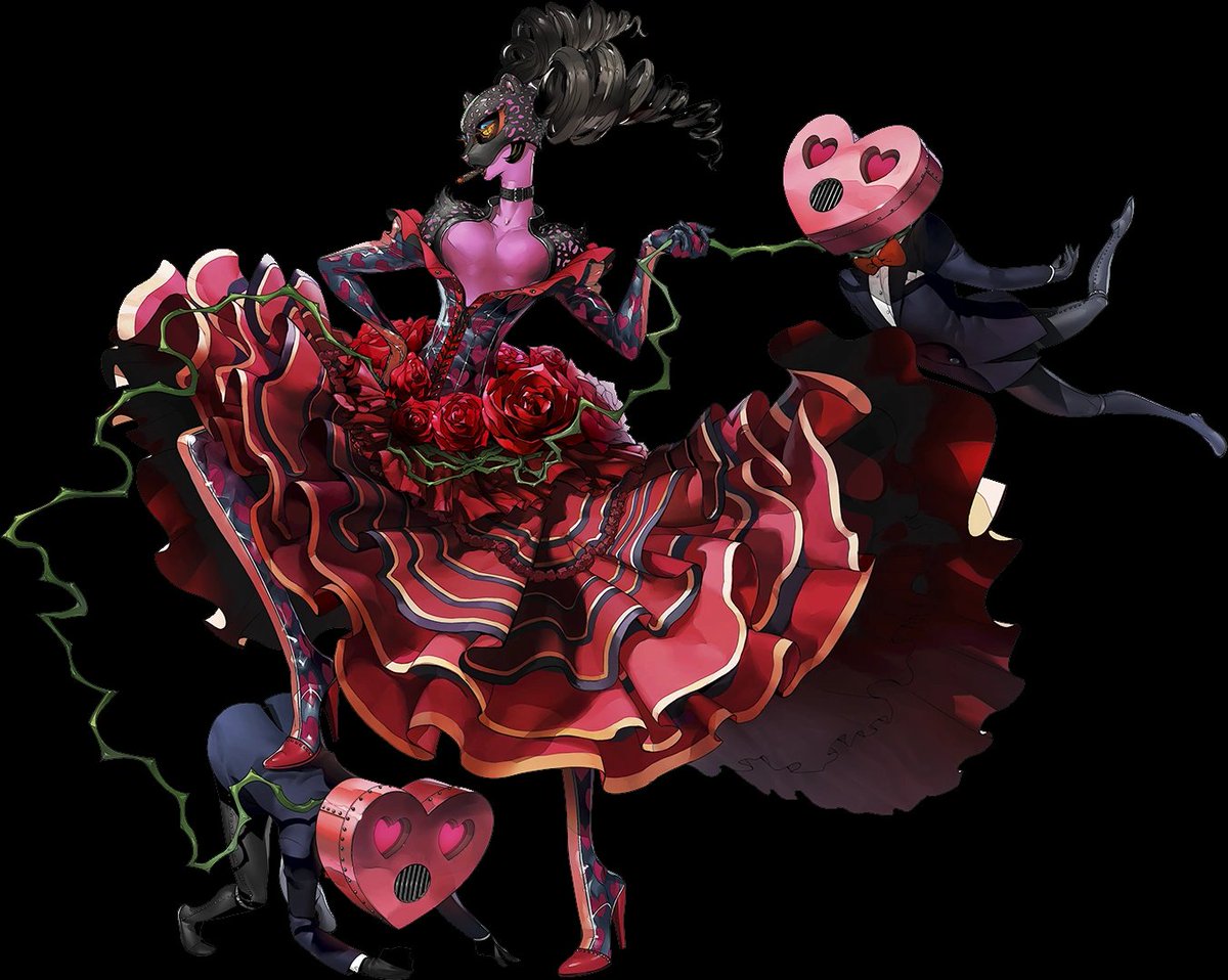 fraudkuna7's tweet photo. P5r fans genuinely Say that Akechi Is useful when Magatsu Izanagi Is there + Carmen Is so gorgeus https://t.co/agYd9IJQd7