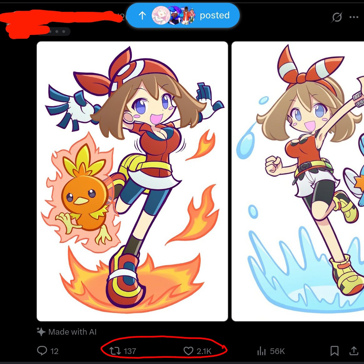 PuyoPoochy's tweet photo. Imagine spending years of your life (And over a thousand hours) to master an artstyle, only for ai to copy it in seconds (+ unnecessarily sexualizing it) and get x10 more attention and clout than almost ALL of your posts so far.
..What's even the point of being an artist anymore? https://t.co/AKQ7hdc4rI