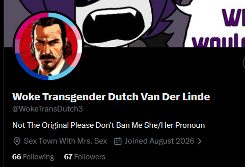 WokeTransDutch3's tweet photo. Haha, WOW! 67! https://t.co/xFG2rqwmor