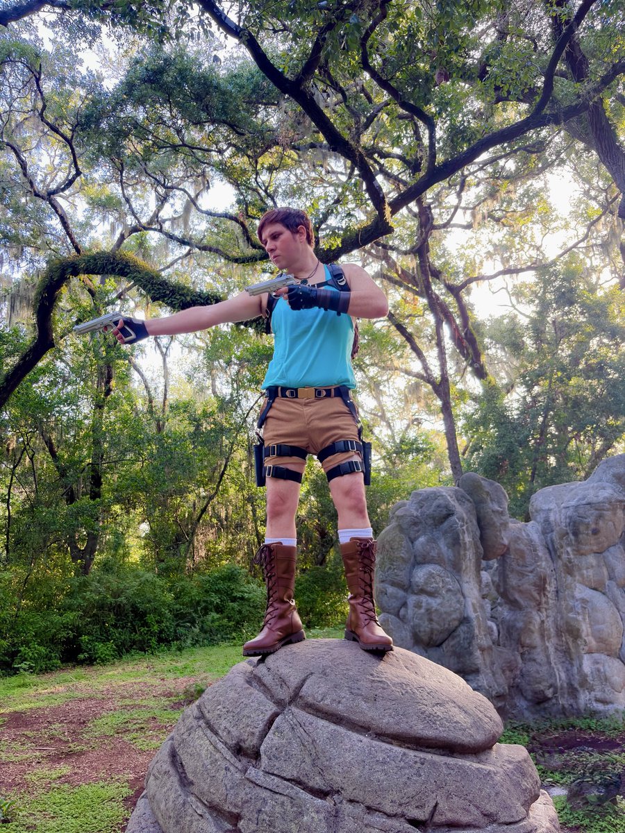 jurassicmerman's tweet photo. Part 3 of my @tombraider Legacy of Atlantis shoot! I am so excited about this. I can’t wait for the game @Flying_Wild_Hog and @CrystalDynamics, thank you for all your hard work!
#tombraider #laracroft #cosplay #legacyofatlantis https://t.co/wB7i3DCpy7