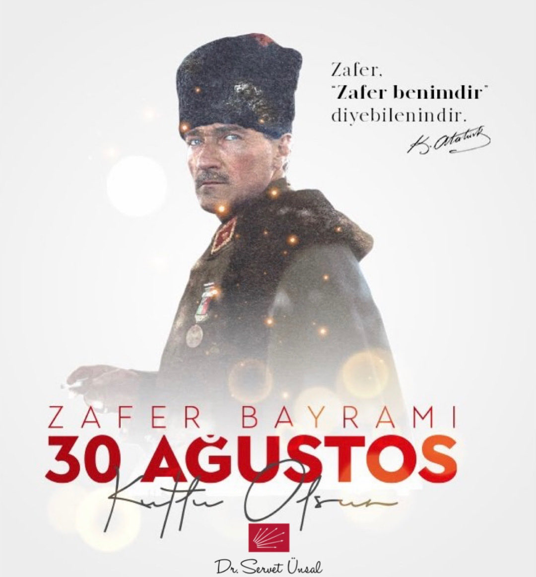 drservetunsal's tweet photo. Milletimizin bağımsızlık destanı yazdığı gün olan #30Ağustos tarihimizin en şanlı sayfalarında yerini almıştır. Bu unutulmaz destanı yazan başta Cumhuriyetimizin kurucusu Gazi Mustafa Kemal Atatürk ve tüm kahramanlarımızı saygıyla, minnetle anıyorum.
#ZaferBayramı https://t.co/JgzJ57IvRi