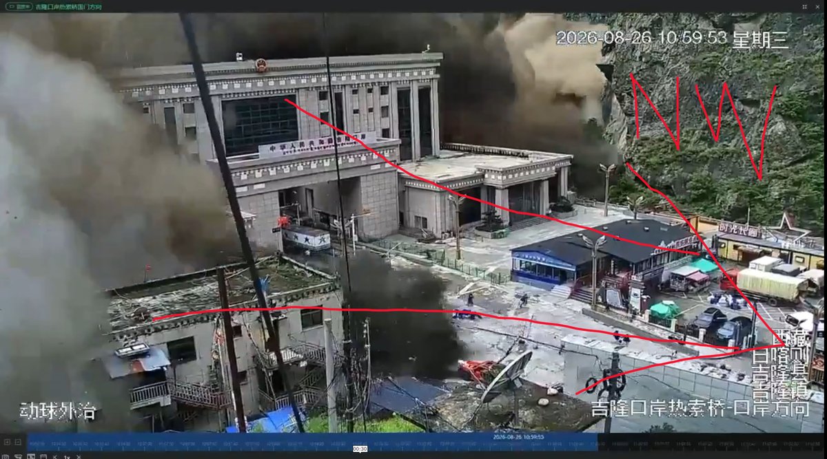 user255355456's tweet photo. @AFP Port was hit from south to North , not other way around https://t.co/apusmdzdrD