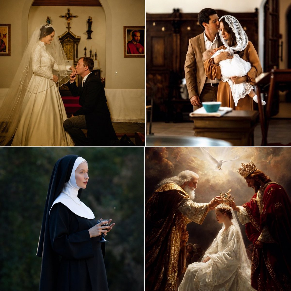 sandrabronzina's tweet photo. Ninguna religión ha significado y elevado a la mujer como el catolicismo.
Mientras el modernismo quiso convencernos de que para elevar a la mujer hay que arrancarla de todo aquello que la hace femenina, la iglesia consagra el femenino y lo eleva al Cielo.
Mucho antes que cualquier institución humana, la Iglesia reconoció a la mujer como persona libre, dotada de voluntad, dignidad y vocación propia, y en todos sus caminos nos ofrece dignidad.
El catolicismo nunca necesitó que la mujer dejara de ser mujer para reconocer su grandeza.
Y tomó a una mujer, María, y la llamó bendita entre todas las mujeres, Madre de Dios y Reina del Cielo.
