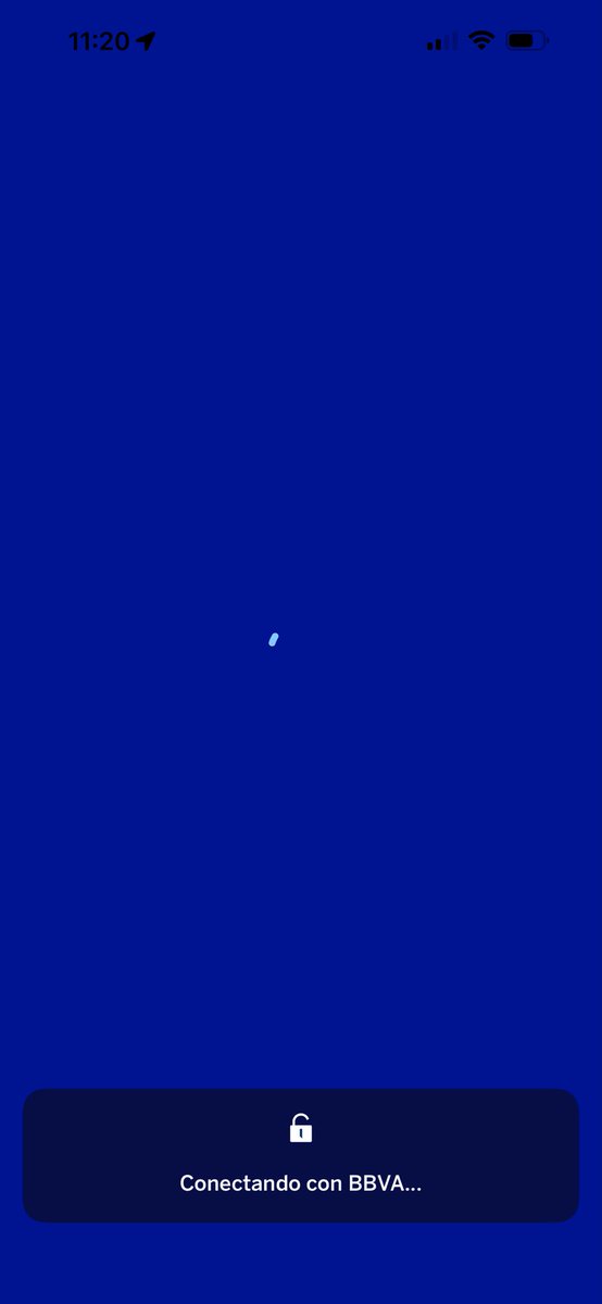 tmmmmmm027's tweet photo. @bbva Es hora que NO me deja ingresar a la app el día de hoy, son las 11:24am y nadaaa así mi pantalla y desde ayer a las 11pm no me deja ingresar. Que desesperación necesito hacer pagos 😩 https://t.co/bWhrypC8n0