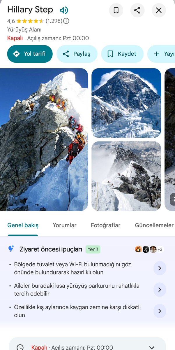 murattaslak's tweet photo. Ailemle pazar yürüyüşünü burda yapacağım yarın. Wi-fi yok, sonunda kendimizi sosyal medyadan soyutlayacağız. Yaz aylarında olduğumuz için kaygan zemin tehlikesi de olmaz diye düşünüyorum. Güzel bir pazar olacak. 👍🏻 https://t.co/3Kt4FtR0Wv