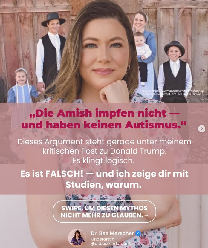 tomdabassman's tweet photo. Für einige "Selberdenker" und andere Leute , die hier in voller Begeisterung schwelgen über die Kinderärztin Bea Merscher, die vorgestern dem Kanzler auf RTL vorwarf, seine Politik sei "menschenverachtend".

- Frau Merscher hatte vor der Sendung bereits knapp 300.000 Follower auf Instagram mit quasi täglichen Alarmrufen und Hasstiraden. Stand jetzt sind es 500.000
- Frau Merscher hat zufällig schon lange vor der Sendung eine Demo in Berlin zum 05.09.2026 angemeldet, was von RTL verschwiegen wurde. Sie selbst meint nun, die gesteigerte Aufmerksamkeit sei lediglich ein "Nebeneffekt"
- Frau Merscher hasst Schwurbler
- Frau Merscher liebt es, (Kinder) zu impfen

Das ist alles legitim und ihr gutes Recht, aber man sollte es wissen.