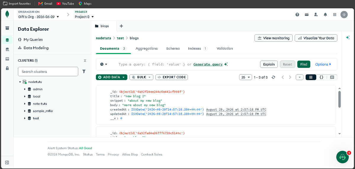 Gift_udofiah's tweet photo. Spent most of my day today learning GET, POST and DELETE requests and how to use MongoDB as a database.
#coding #BackendDevelopment https://t.co/fuXrsRIchM