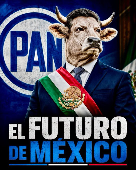 antonovlatam's tweet photo. Cabeza de Buey el candidato del PAN para presidente. 🤣 https://t.co/02NVYHNdZz