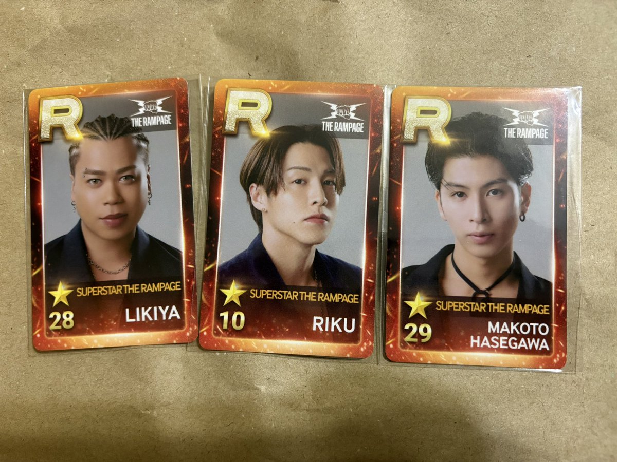 ykm2win2's tweet photo. 【交換】SUPERSTAR LDH リアルカード シュスエルTHE RAMPAGE ランペ 

譲)LIKIYA、RIKU、長谷川慎

求)神谷健太、武知海青

郵送にて。よろしくお願い致します。 https://t.co/RFGTKIKqVn