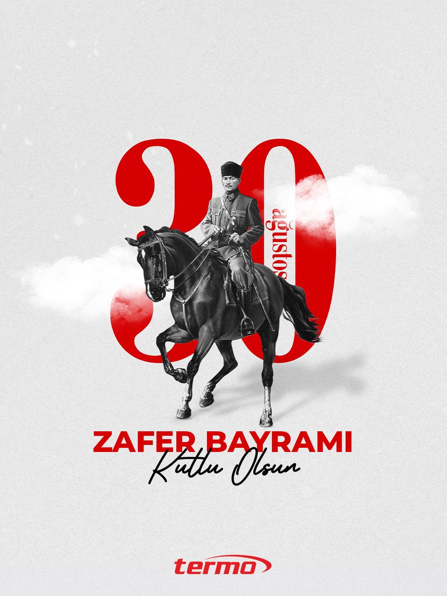 Termopettr's tweet photo. Büyük Zafer'in 104. yıl dönümünde; bağımsızlık mücadelemizin önderi Gazi Mustafa Kemal Atatürk’ü, silah arkadaşlarını
ve tüm aziz şehitlerimizi rahmet, minnet ve saygıyla anıyoruz. 

Milletimizin 30 Ağustos Zafer Bayramı kutlu olsun! https://t.co/GZn1fTboLn