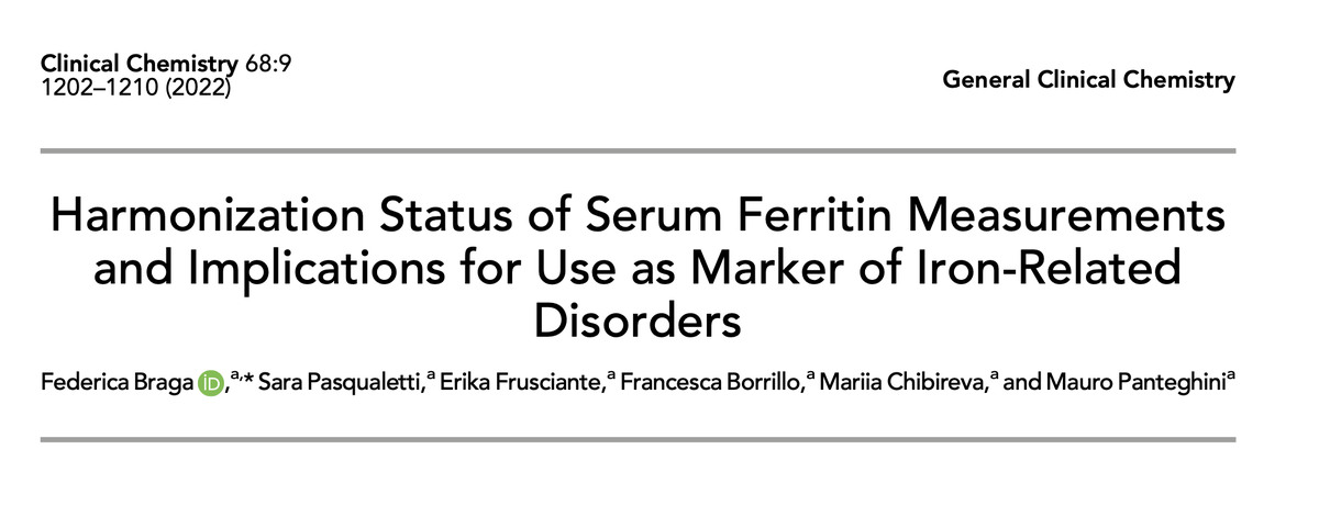 evpuch's tweet photo. iron deficiency has two measurement problems stacked on each other:

1. nobody agrees on the cutoff (WHO says 15, US hematologists say 30)
2. the analyzing machines disagree with each other by up to 60% on identical samples

I love having an iron deficiency yay!... https://t.co/ePNQmOLtCM