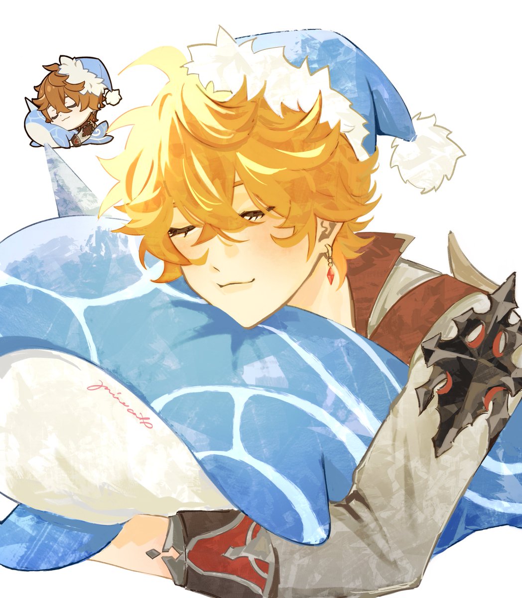 ninecalx's tweet photo. childe as his sticker 🐳
#GenshinImpact #Tartaglia https://t.co/UrLC6GIHgY