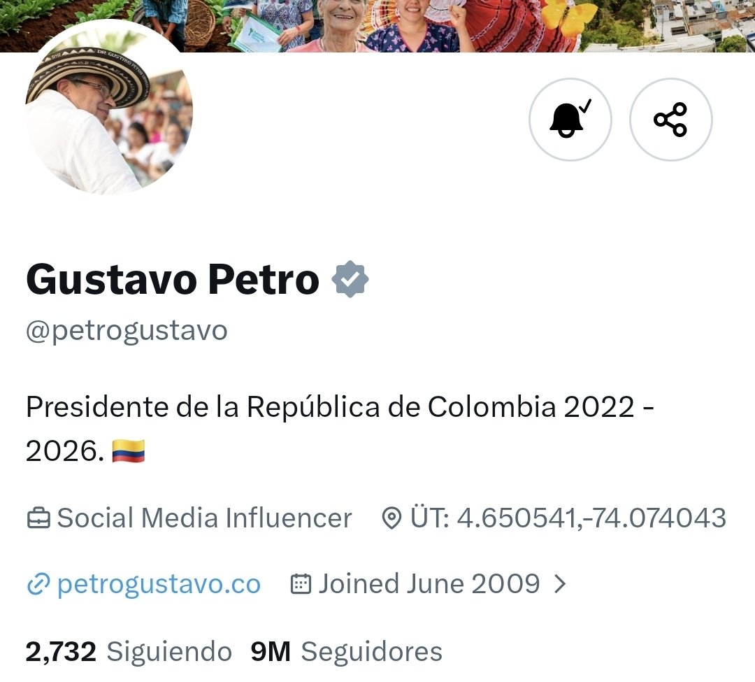 davoelbravo's tweet photo. Hi @elonmusk why this thug keeps the gray checkmark if he is no longer president of Colombia? He is a digital sicario who shouldn't even be allowed in X, let alone with the privilege of the gray mark. No más sicario moral en redes sociales! 

@Support https://t.co/BazqtYVd66