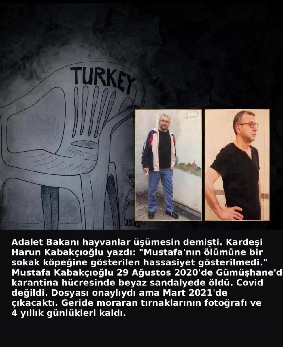 Musab_0011's tweet photo. Karantina hücresinde ölüme terk ettiler.😕🥺🤲
Allah rahmet eylesin mekanı cennet olsun inşallah 😔 🥺🤲
Günlerden MustafaKabakçıoğlu https://t.co/i2Z3BsO00W