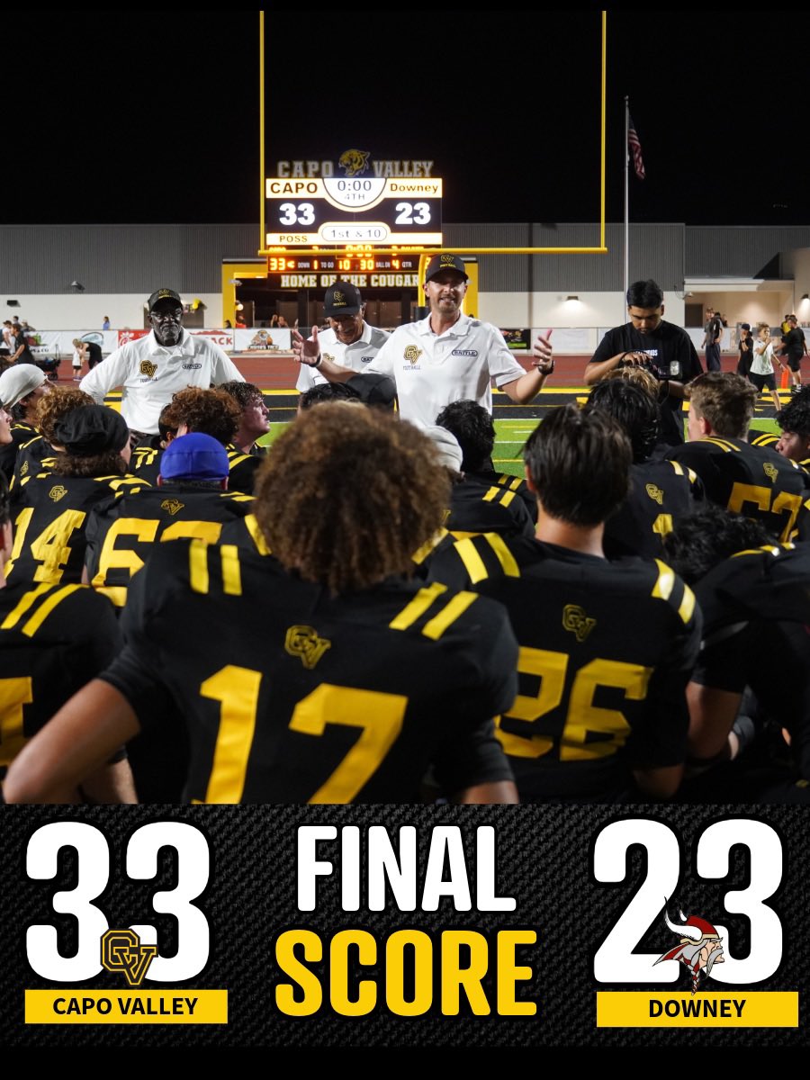 capofootball's tweet photo. First win in the new house! 

#WeAreCV 🐯🌴
#Team50 https://t.co/TNxp4KZSZM