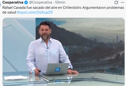 Iherreraa's tweet photo. Rafael Cavada con problemas de... SALUD ¡¡ https://t.co/ViiT7XClXb