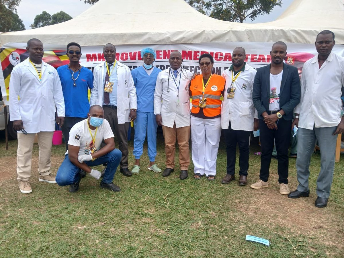 DrGilbertTuhame's tweet photo. The PLU/MK Medical Team has extended Free medical services to over 1,000 residents of Tororo and surrounding areas in today's Baraza held at Molo P/S grounds.
@mkainerugaba 
@HonTwallafadil https://t.co/9SodYVY1q5