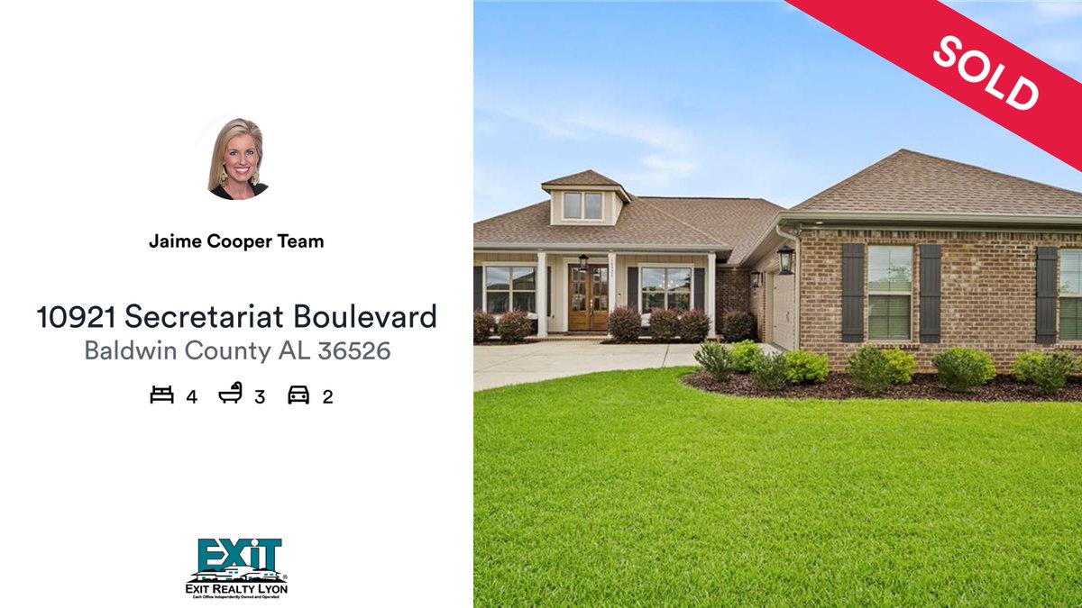 ExitRealtyLyon's tweet photo. 🛌 4 🛀 3 🚘 2
📍10921 Secretariat Boulevard

CONGRATS on another successful sale with EXIT REALTY LYON!!!  Have a property to sell? Click on the link to connect with this fantastic agent!
https://t.co/sAq78lzBjz https://t.co/Oj8d8mCx8S