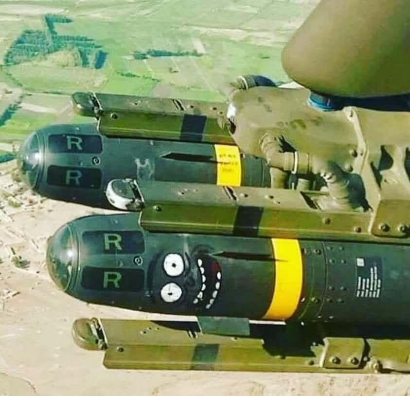RealAirPower1's tweet photo. "Hello there"...says Pickle "Hellfire" Rick 😆 https://t.co/ZkA0JZkLqT