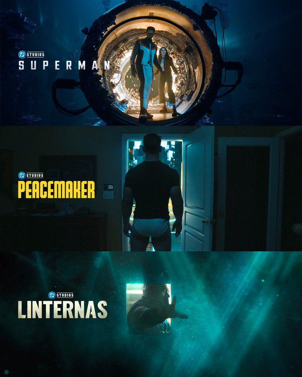 HBOMaxLat's tweet photo. ¿Héroes? Sí. ¿Antihéroes? También. DC tiene para todos, bbs 🔥 #Linternas #PeaceMaker #Superman https://t.co/LpLgJMDupk