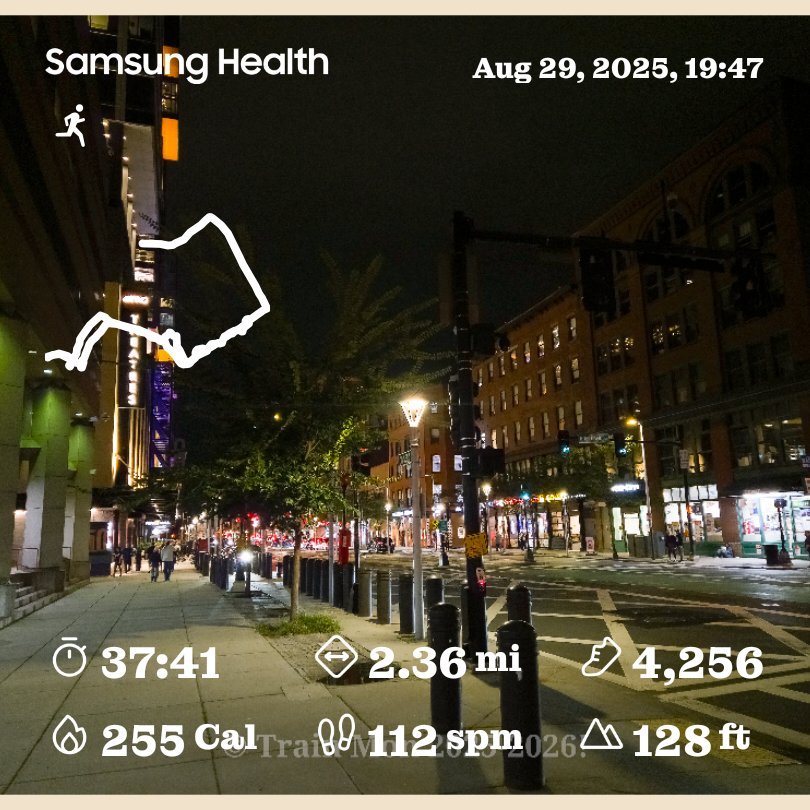 thetrainmon's tweet photo. #GoodEvening #CambMA #Boston! 2.36 Miles #running! #fitfather/#healthydaddy/#dadbod/#fitboss #thisis44 #fitover40 #urbanlife #urbanfitness. Personal #runoutside #runstreak Day 4117! #stillstreaking #runwithnature #irunoutside #runeveryday #realnewenglander. #fitforlife #fit4life https://t.co/b0v4bZwhlb