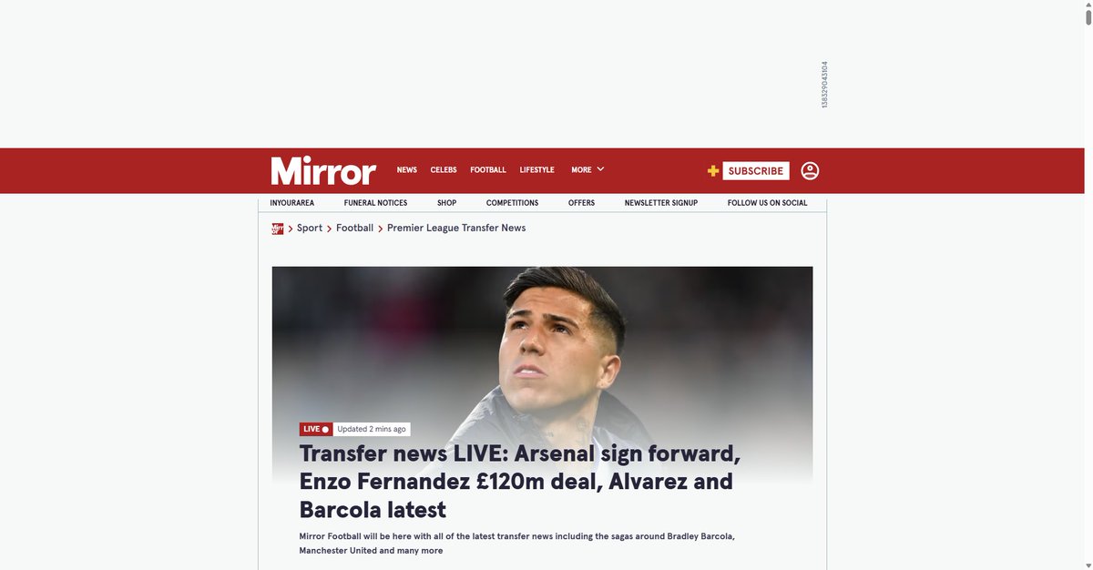 DylanxAI's tweet photo. liverpool have reportedly agreed a deal with psg for bradley barcola, guaranteed fee just over £100m with add ons pushing it toward £120m. same week city are finalizing enzo fernandez for basically the same money.

deadline week always turns into this weird auction where every big move lands within days of each other. barcola's 23 and still has upside, but £120m for a winger who hasn't even been first choice at psg all season is a very 2026 kind of gamble.