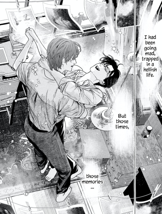 nimipex's tweet photo. this manga was lowkey so fire i had to redraw it as lorys and elias (kami no fune de nemuru) https://t.co/5BUSGmaqQT