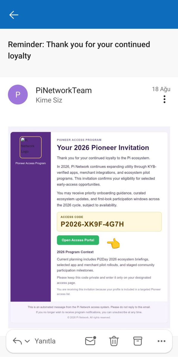 sundaypeter8110's tweet photo. ⚠️⚠️⚠️***SCAM ALERT*** ⚠️⚠️⚠️

We're exposing the true nature of these shameless scumbags who focus on stealing your Pi Wallet and the assets in your wallet by getting you to click on the link they direct you to via email, as you've seen in the images. They've adopted inexperienced users as their target audience—let's stay vigilant. Let's not fall for it...

#PiNetwork #Scam #warning #web3