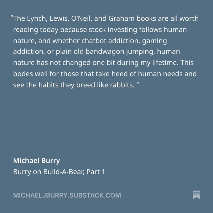 media posted by @michaeljburry with this call