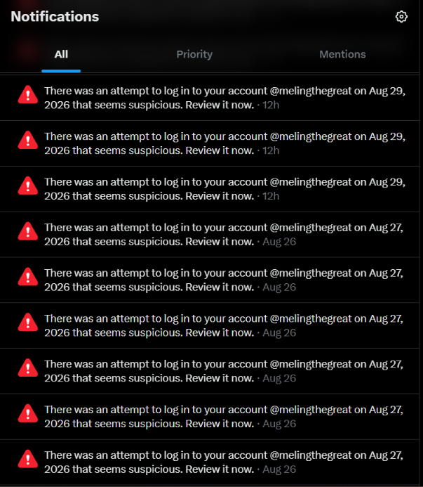 melingthegreat's tweet photo. Someone’s been trying to hack into my account for days and the email alerts finally forced me to log back in. I completely forgot this account existed… and now I’m looking through my old posts.

WHAT THE ACTUAL F— 💀 The old me was so cringe, I’m screaming HAHAHAHA https://t.co/yfZK4i93wE